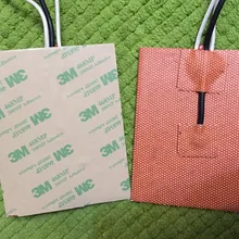 150x150 мм 180 Вт 12 В силиконовый Нагреватель Pad для 3d принтеры кровать с подогревом+ 3 М PSA NTC 100 к гибкий нагревательный элемент тепла нагреватель