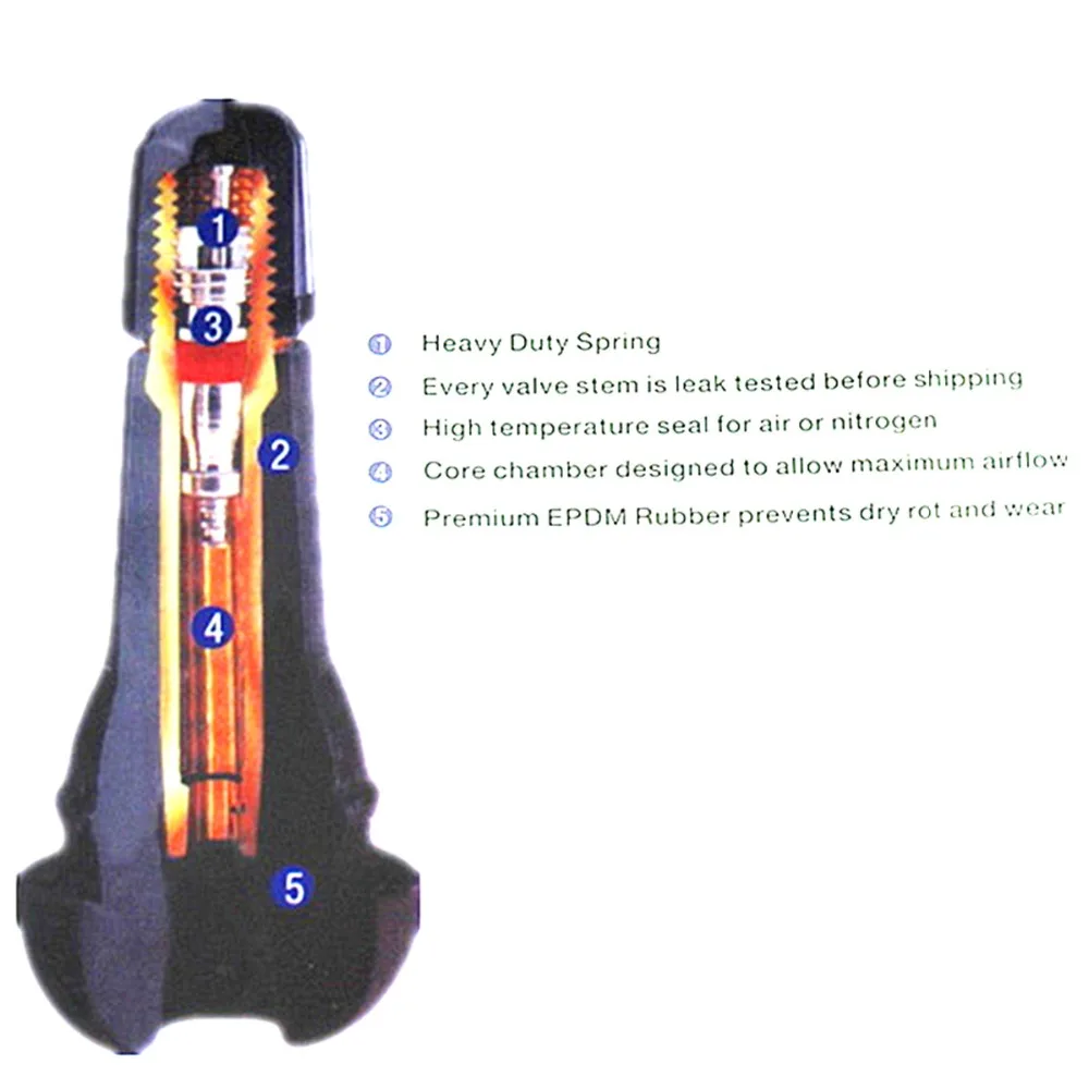 10 шт. TR412 шины клапан Стебли короткие черные резиновые шины бескамерные оснастки vavle