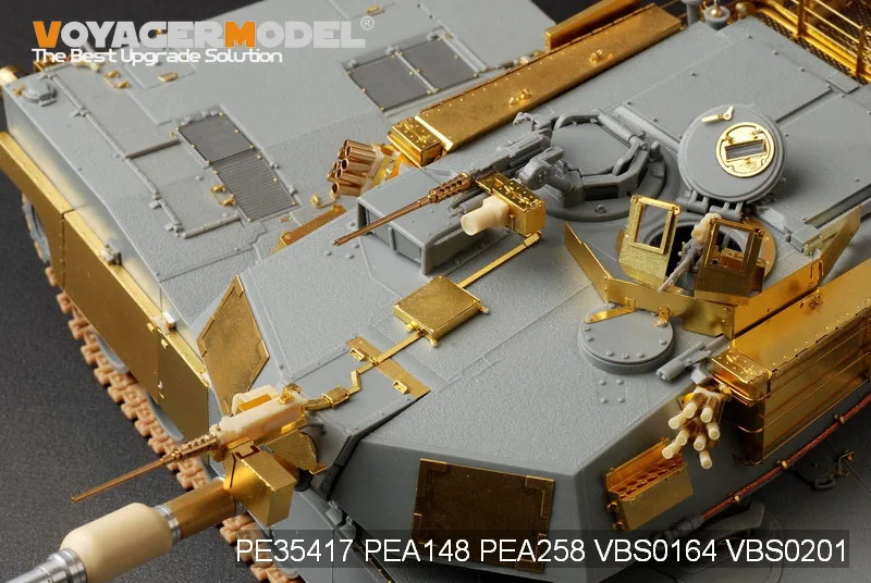 Kit de Gravação de Metal Hobby-modelo Voyager Modelo Abrams Main War Tank Atualizado Knl Pe35417 14 High Quality Brinquedos e hobbies