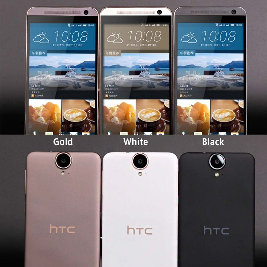 Original HTC One E9+ E9 Plus E9pw 4G LTE Mobile Phone 5.5 inch MTK Helio X10 Octa Core 3GB RAM 32GB ROM 20MP 2800mAh SmartPhone