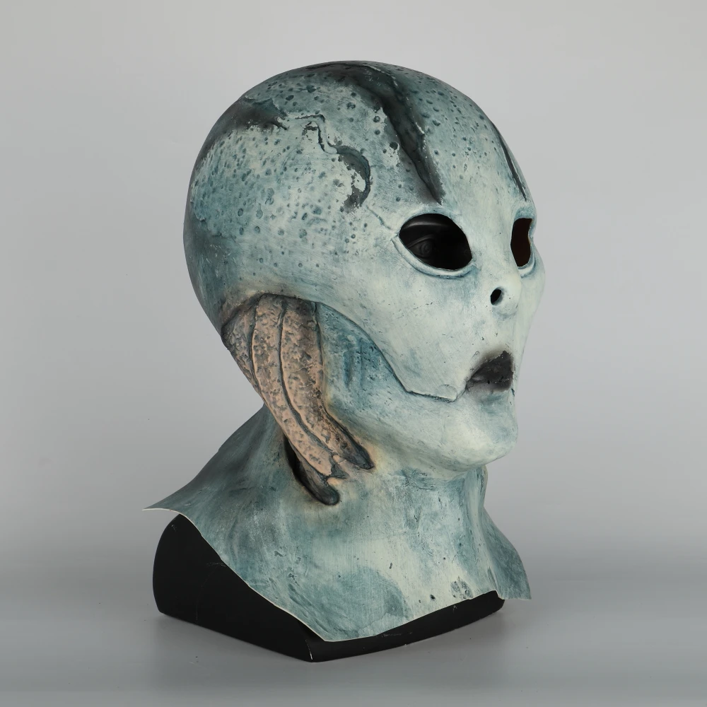 abe sapien Mask Anung Un Rama Hellboy Cosplay B.P.R.D. Helmet Fish Face Masks Funny Halloween Party Props (8)