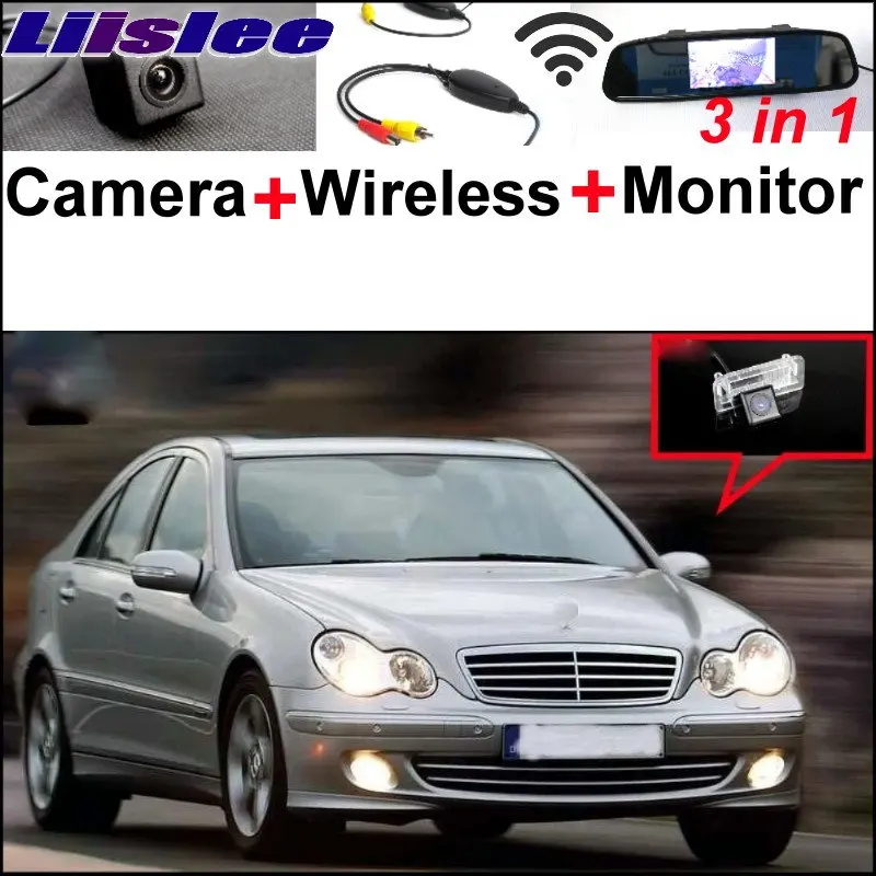 

Liislee 3in1 Special WiFi Camera + Wireless Receiver + Mirror Monitor Parking System For Mercedes Benz MB C180 C240 C260 C32 C55
