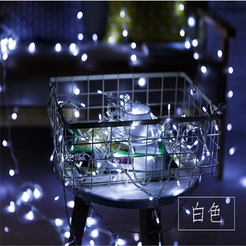10 M 50 Led guirnalda de cuerda Luz de hadas del árbol de Navidad Luce impermeable Home Garden Party decoración de vacaciones al aire libre 10 M 50 Led guirnalda de cuerda Luz de hadas del árbol de Navidad Luce impermeable Home Garden Party decoración de vacaciones al aire libre