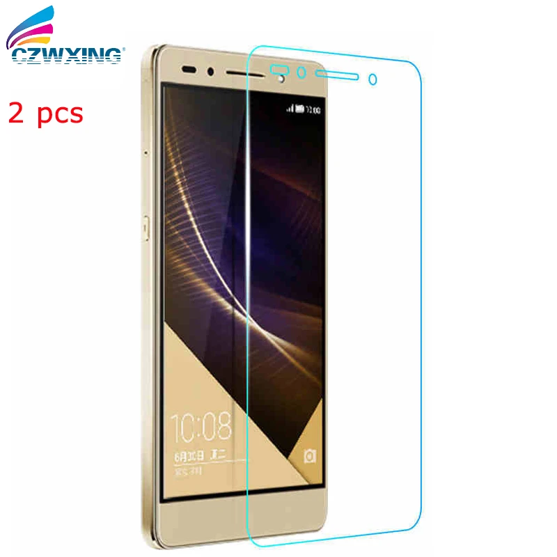 2 шт протектор экрана для huawei Honor 7 закаленное стекло Honor7 PLK-L01 Защитная пленка |