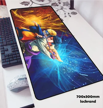 

Naruto mouse pad 700x300x3mm pad mouse notbook computer padmouse Domineering gaming mousepad gamer to keyboard mouse mats