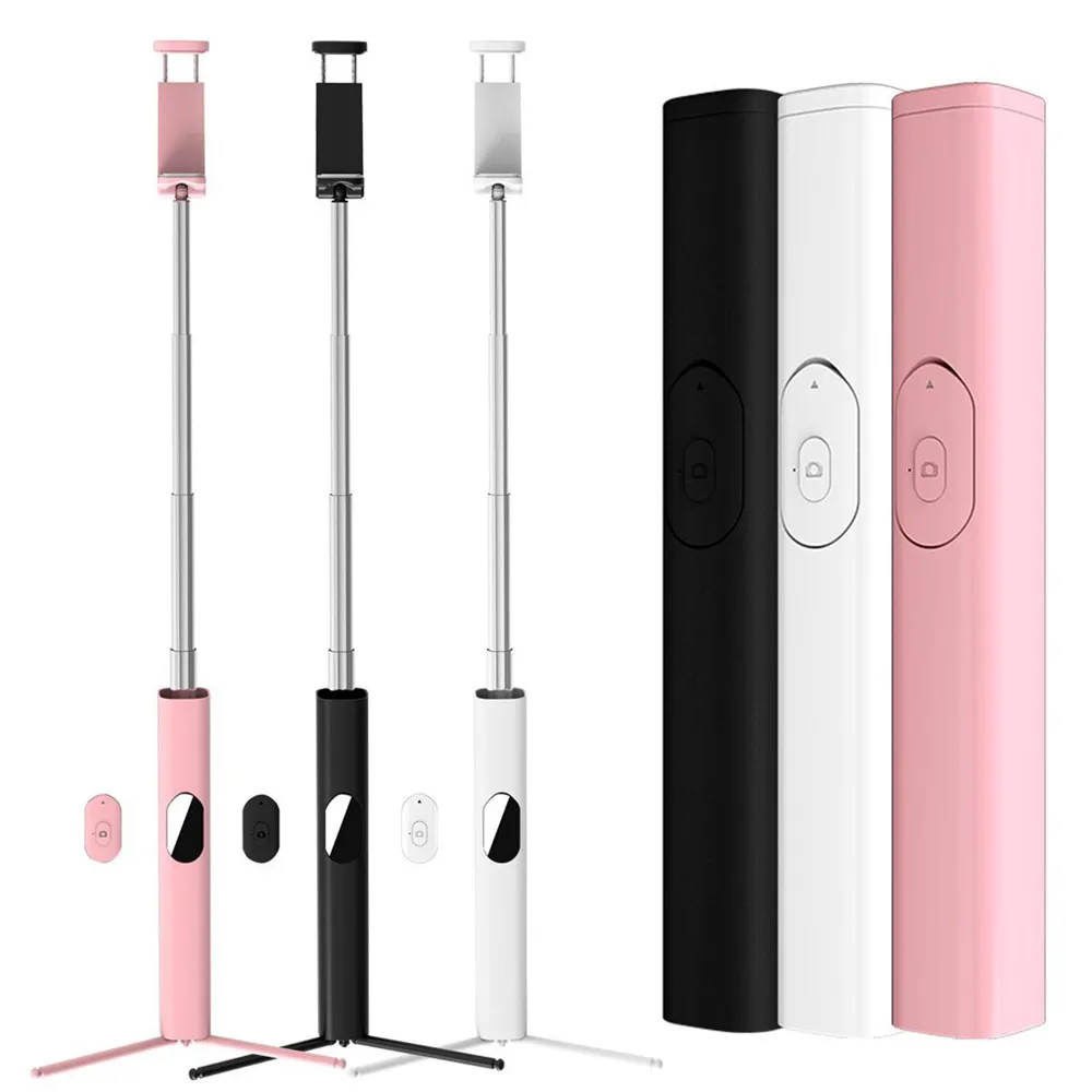 

L02 3 in 1 Extendable selfie stick Tripod Bluetooth Self Timer Remote Control for IOS Android phone for iphone xiaomi camera