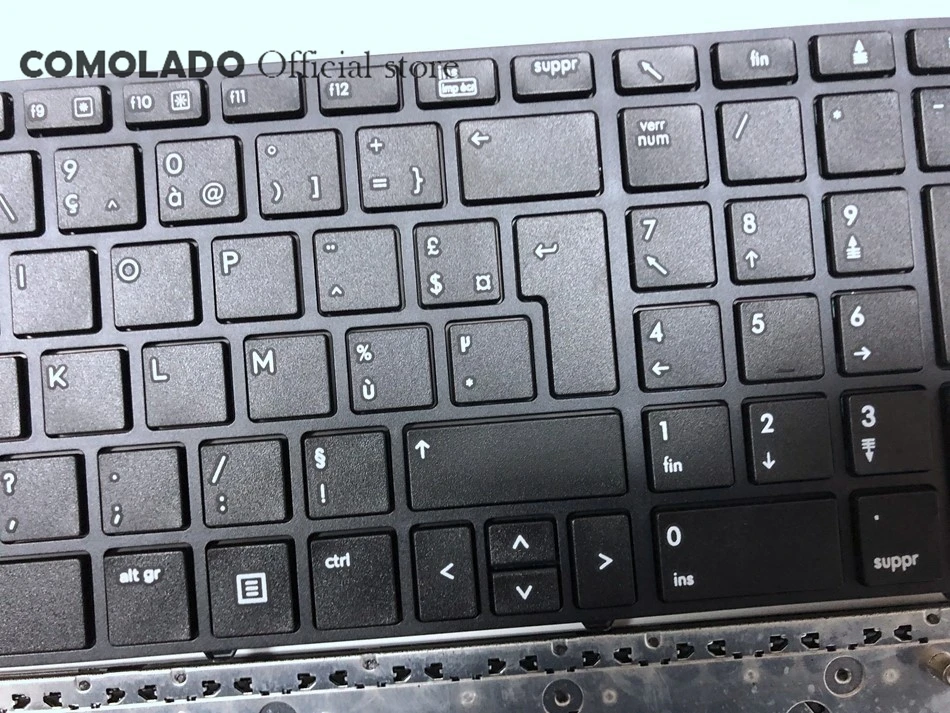 FR Французская клавиатура с раскладкой AZERTY для HP EliteBook 8560p ProBook 6560b 6565b черная черной