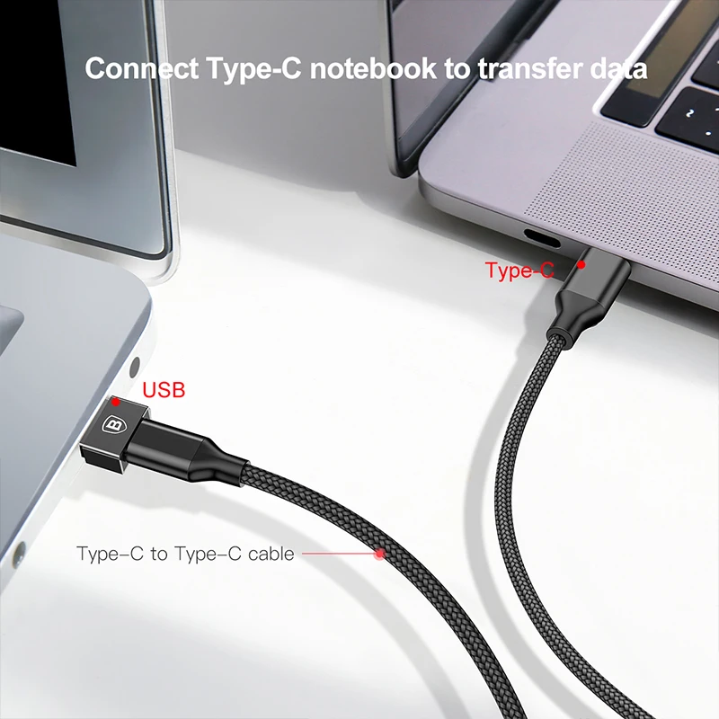 Baseus OTG usb type C адаптер USB к type-c конвертер данных type-c OTG адаптер для samsung S9 S8 Xiaomi Tablet USB-C зарядное устройство