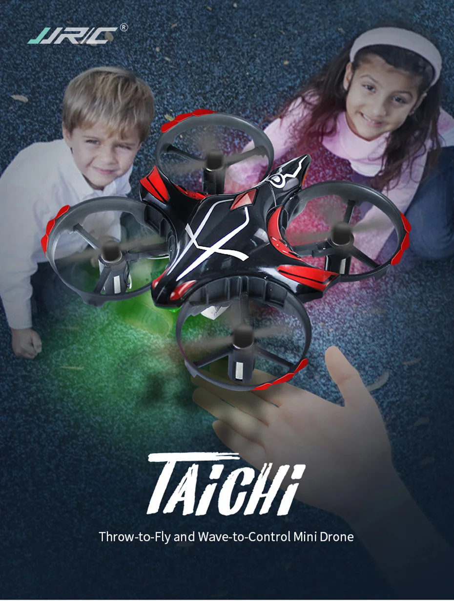 JJRC H56 TaiChi Мини Инфракрасный зондирующий пульт дистанционного управления режим Радиоуправляемый Дрон Квадрокоптер RTF удержание высоты обновление VS H36