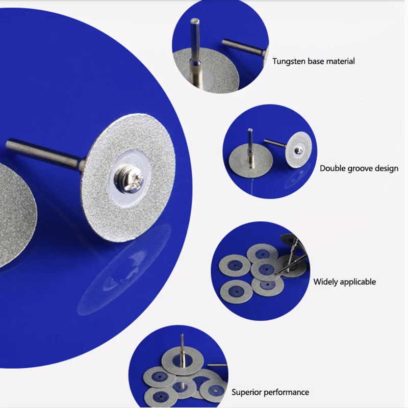 10 шт. алмазные лезвия для пилы дисковое колесо стекло керамическое режущее колесо для Ювелирное Украшение из нефрита металла MJJ88