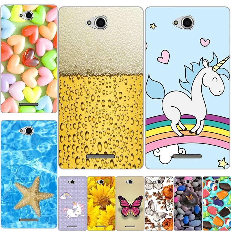 

Printing Case Cover for Sony Xperia E4G 2033 E2003 E2053 E2006 Colorful Para Soft TPU Back Covers Animal Cell Phone Cases Coque