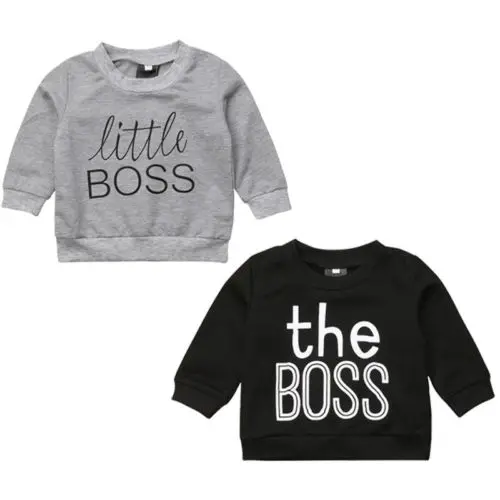 

Newborn Toddler Kids Baby Boy Girl Cotton Tops T-shirt Sweatshirt Clothes Autumn Size 1-5T