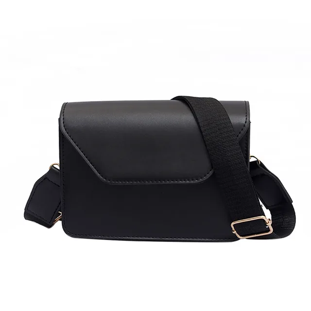 Women Retro Port Wind Bag Versatile Crossbody Wide Shoulder Strap