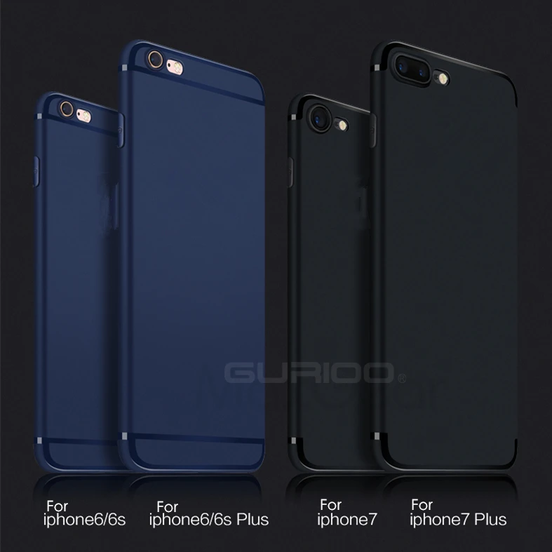 Gurioo матовый Силиконовый из ТПУ чехол для iphone 7 X XR XS Max супер ультра тонкие чехлы для телефонов чехол для iphone 8 7 6 6s Plus сумки Fundas