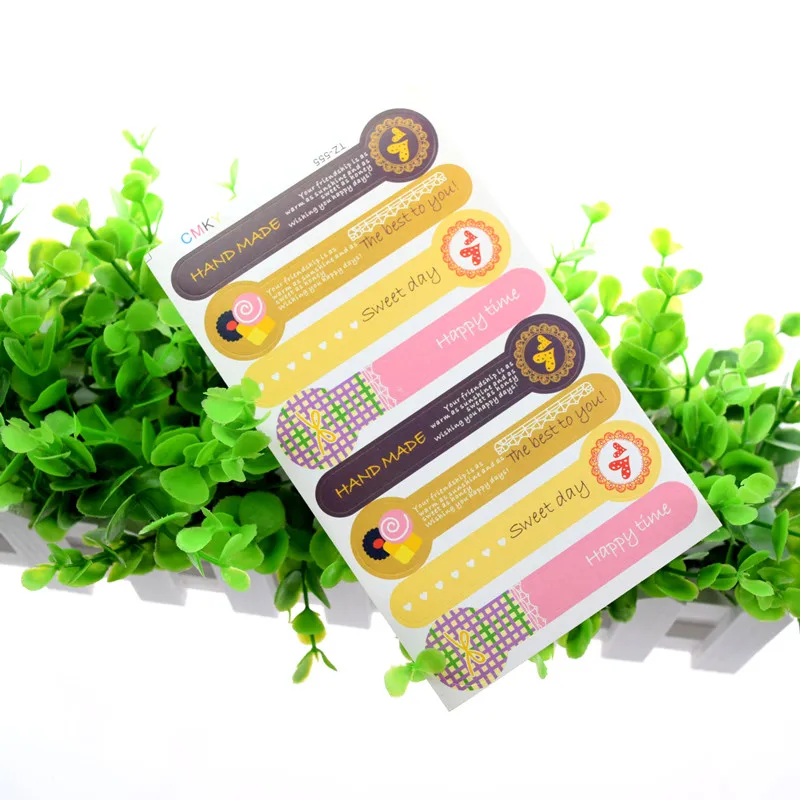 WE-WIN 500PCS DIY Baking Package Stickers Kitchen Baking Seal Decorative Sticker WE-WIN 500PCS DIY Baking Package Stickers Kitchen Baking Seal Decorative Sticker