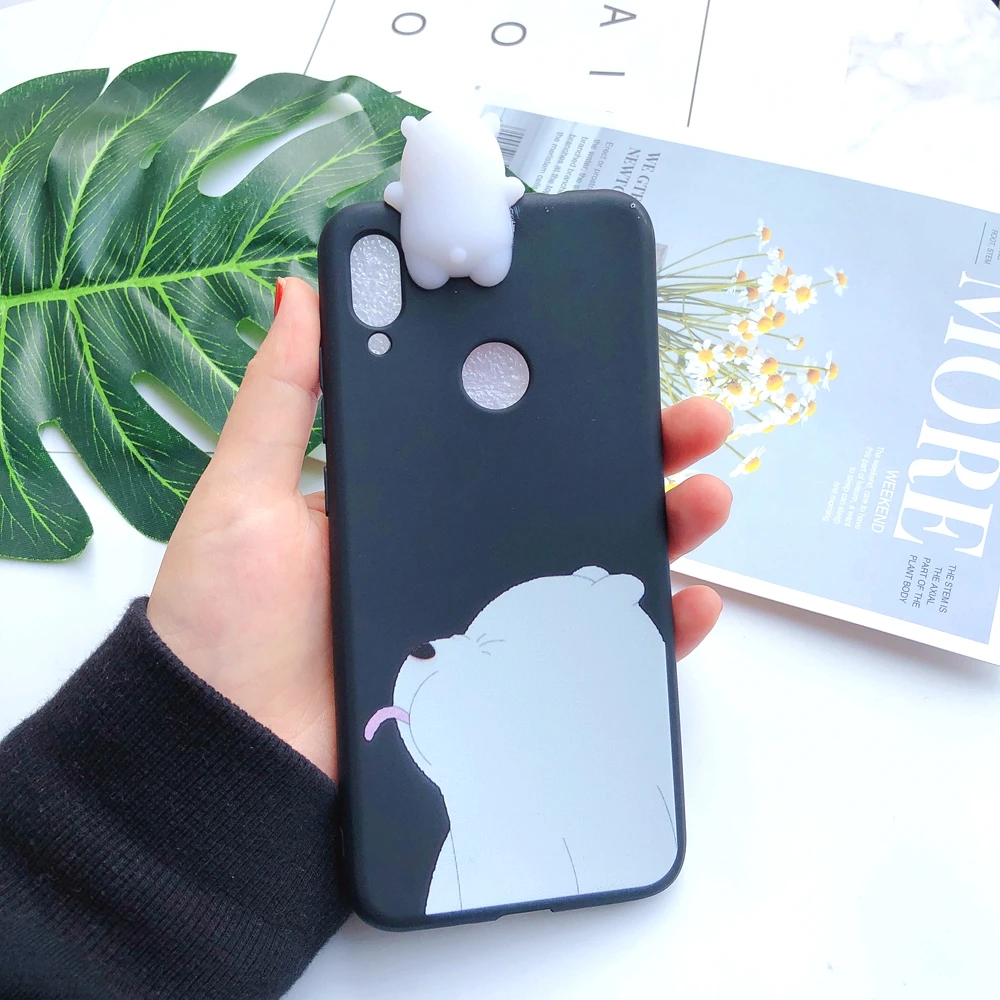 Чехол Red mi 7 Funda Xiao mi Red mi Note 6 7 Pro Чехол Red mi GO 3D Kawaii Bear силиконовый чехол для etui Xiaomi mi A2 Lite чехол для телефона - Цвет: 5