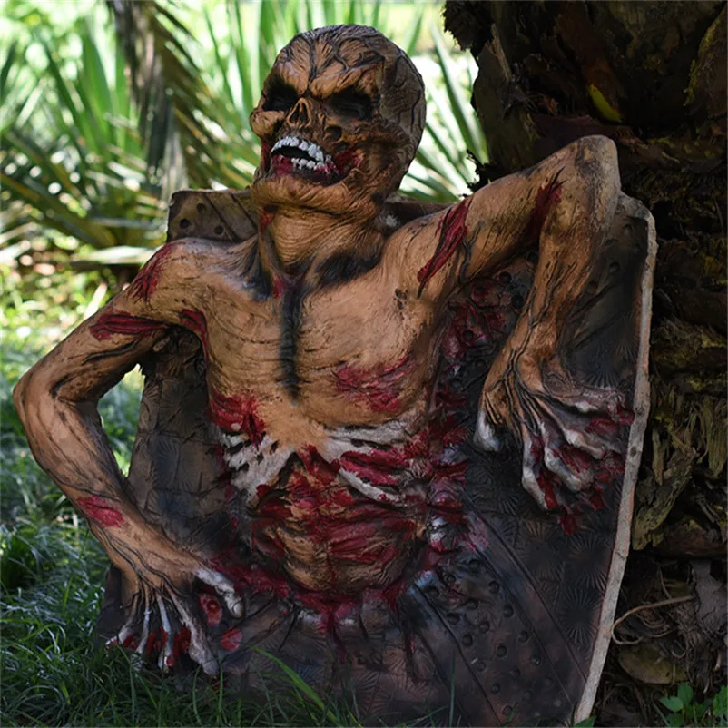 

Home Ktv Bar Haunted House Escape Halloween Party Decoration Horror Ornaments Half of Man Ghost Corpse Creepy Bloody Ghost Decor