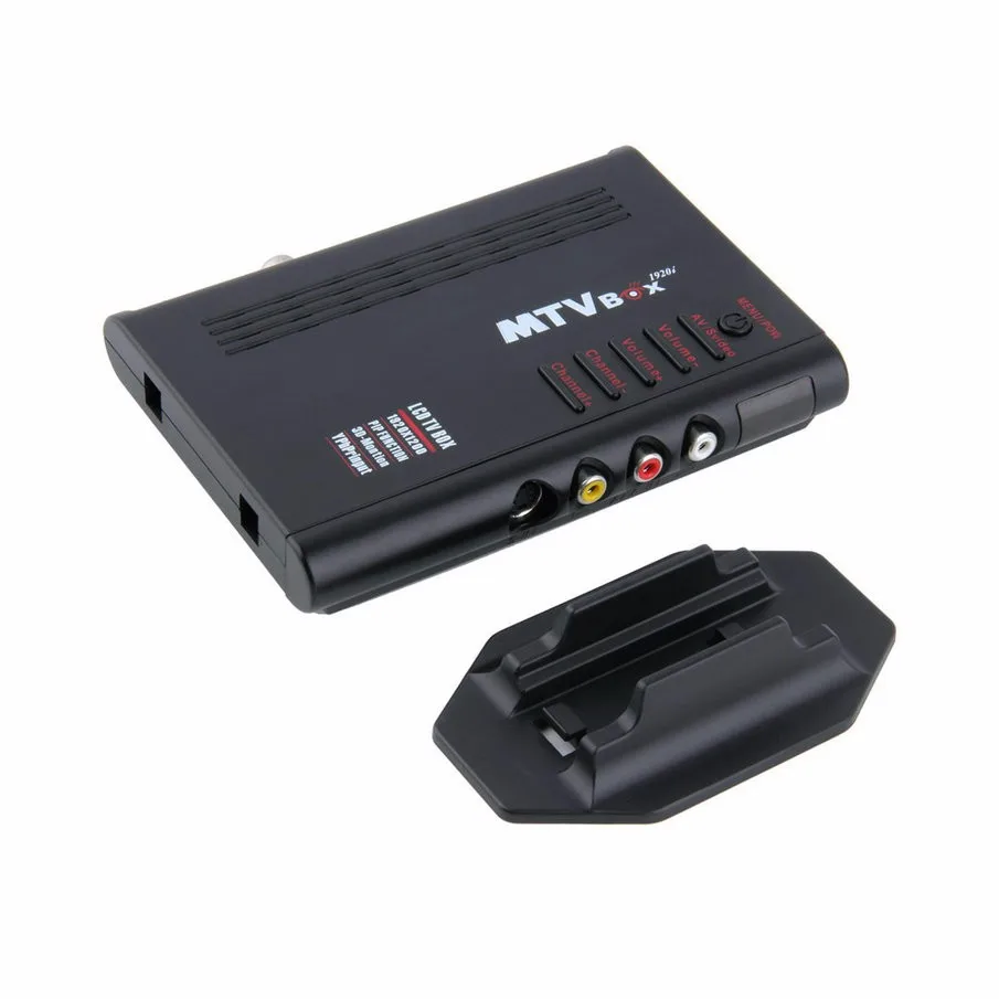 

New LCD TV BOX Computer TV Programs Tuner Receiver Dongle Analog TV Tuner Box / CRT monitor AV TO VGA Free shipping