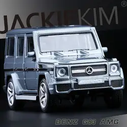 Точная имитация эксклюзивный коллекционный игрушки: миниавто автомобильный Стайлинг G63 AMG Модель 1:32 Сплав модель автомобиля SUV со звуками и