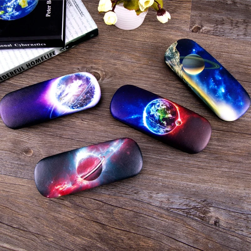 

Starry Leather Spectacle Glasses Case Personality Men and Women Elegant Retro Myopia Eyeglasses Box Creative Student Glasses Box