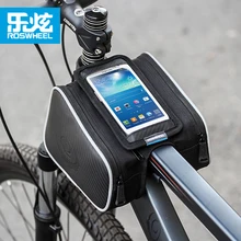 Roswheel mtb bike bag bicycle bag cycling front tube bag bycicle accessories for 4.8 5.7 inch phone waterproof cover as gift roswheel bicycle front tube bag black red