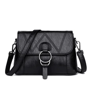 

Elegant Leather Handbags Designer Luxury Bags for Women 2019 Women Crossbody Shoulder Bag Ladies Hand Bags Flap Sac A Main Femme