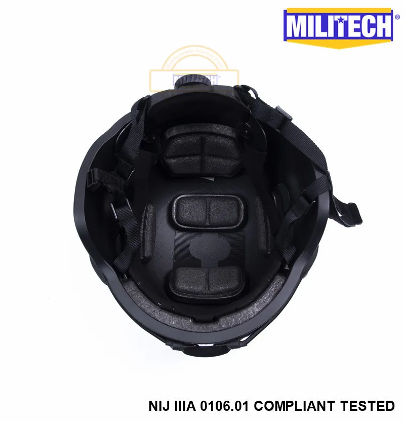 MILITECH BK MICH ACH ARC OCC лайнер с циферблатом NIJ level IIIA 3A арамидный пуленепробиваемый шлем