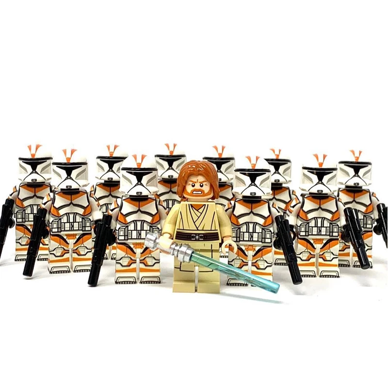 

1pcs Star Wars Model White clone troopers soldiers Stormtrooper Mini Building Blocks Figure Toys kids gifts Compatible Legoed