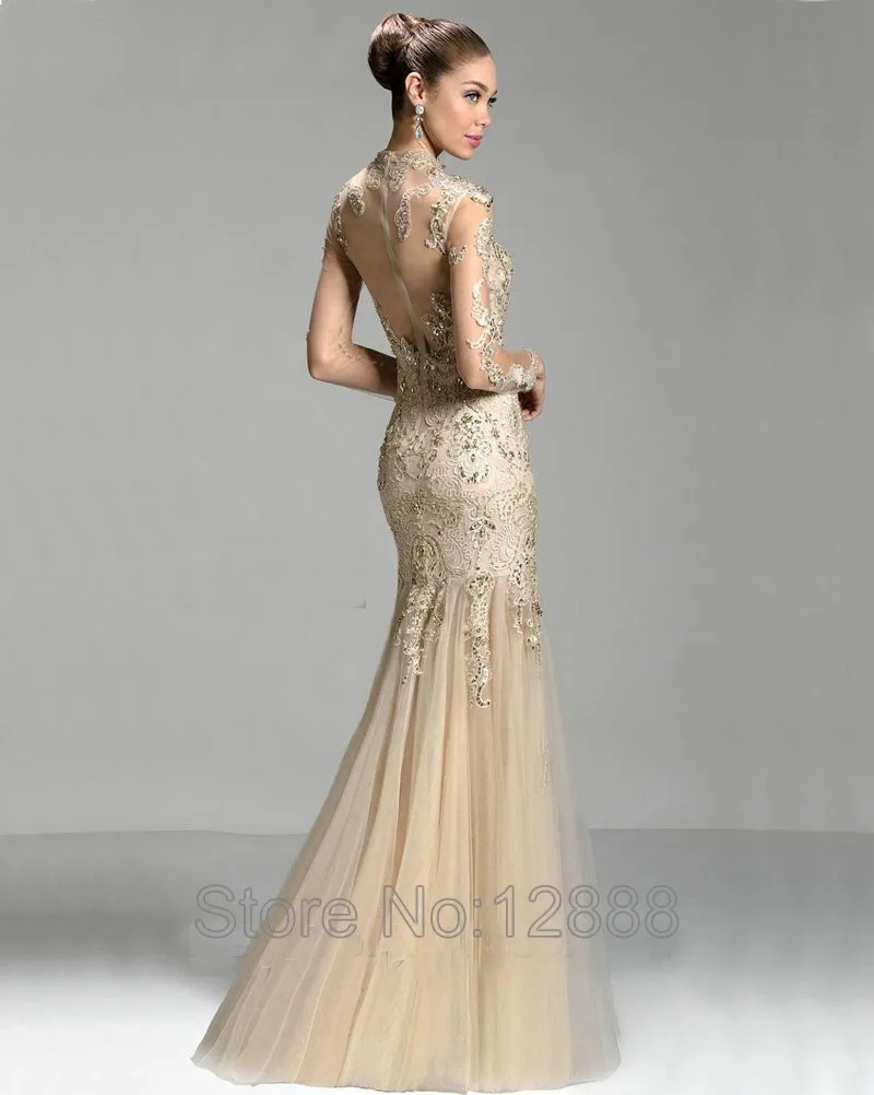 Y Mermaid Mother Of The Bride Dresses 2017 See Through Beadings Y Mermaid Mother Of The Bride Dresses 2017 See Through Beadings Wedding Party Long Dress Vestido De Madrinha Custom Made In