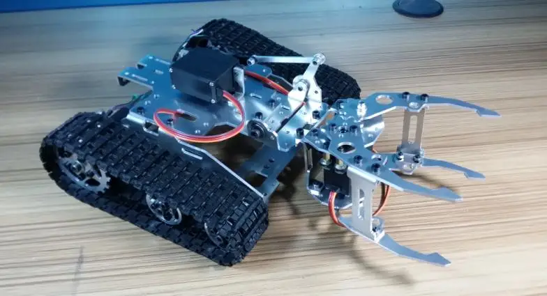 Sale Alloy Tank Chassis , Tractor Crawler Intelligent Robot Car Obstacle Avoidance barrowland diy rc toy remote control 0 Sale Alloy Tank Chassis , Tractor Crawler Intelligent Robot Car Obstacle Avoidance barrowland diy rc toy remote control 0