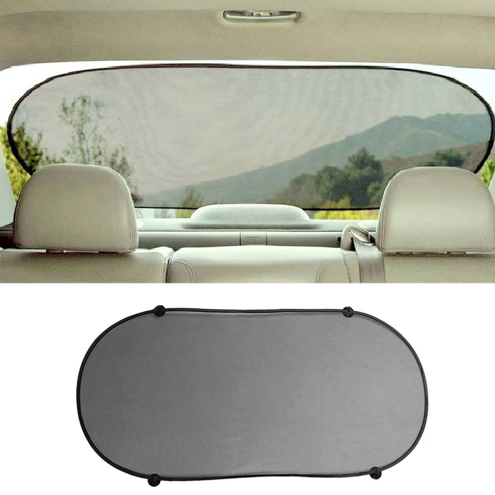 Buy 1pc 100cm*50cm Black car Side Rear Window Screen