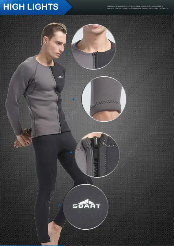 734-12-Neoprene-3mm-Diving-Jacket-Front-Zip-
