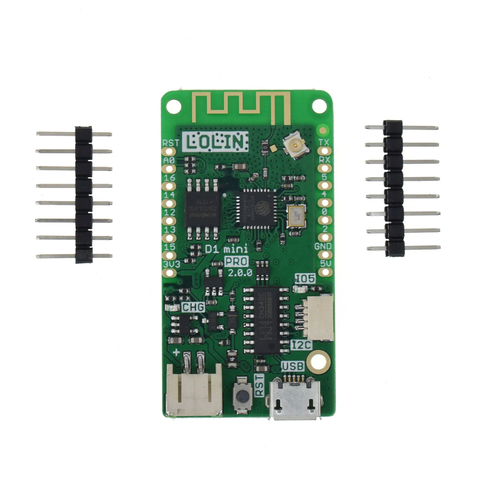 LOLIN D1 Mini Pro V2.0.0 - WIFI IOT Board based ESP8266 16MB External  Antenna MicroPython Nodemcu Arduino Compatible - AliExpress