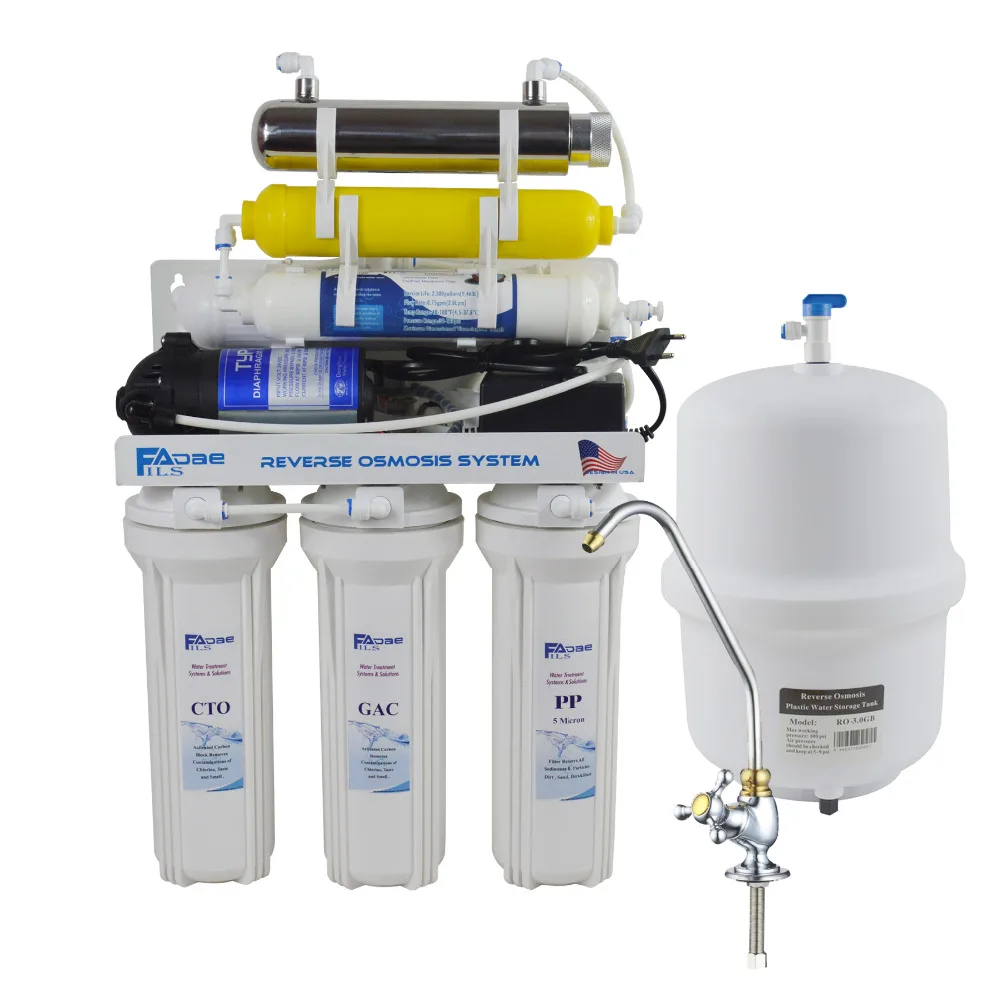 High Quality! Household 7 Stage Under Sink Reverse Osmosis System with