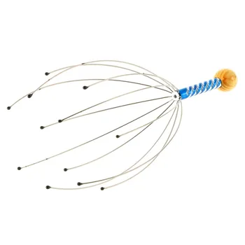 

Head Massager Neck Massage Octopus Scalp Stress Relax Spa Healing Alloy