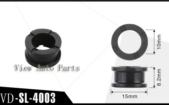 50pcs Fuel Injector Rubber Seals Fit for Honda Car Top Quality Fuel Injector Repair Kit 15*10*8.2mm VD-SL-4003