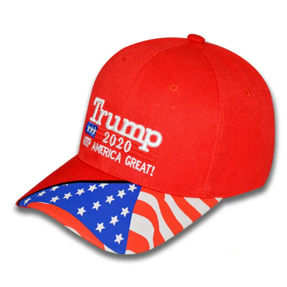 

MISSKY Women Men Unisex Baseball Cap Election Hat Trump Alphabet Pattern Embroidery Baseball Cap Female Male Hats