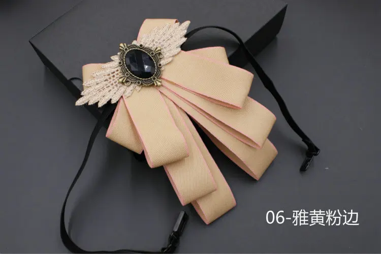 Decoration Bowtie Мужская Женская Свадебная вечеринка банкет эластичная лента украшение шеи бант аксессуар бабочка британский жених сплав Стразы Лента Бабочка - Цвет: Decoration Bowtie