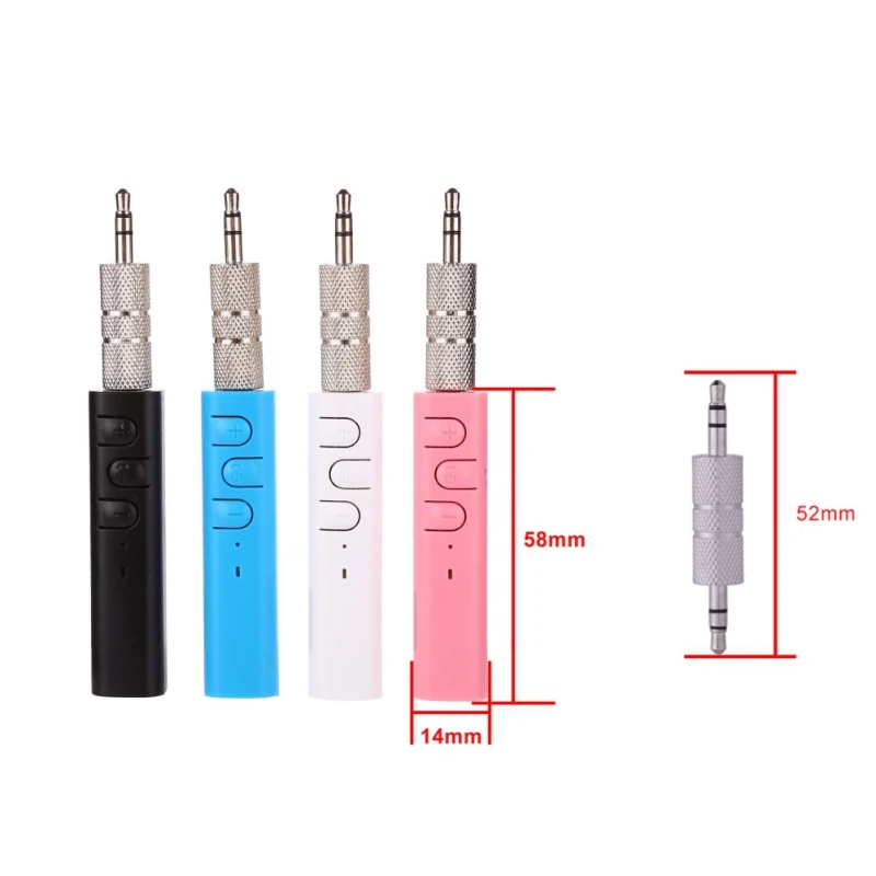 

Bluetooth Receiver 3.5mm Audio Stereo Muisc Wireless Receivers For Car Speaker Headphone Bluetooth Handsfree Adapter