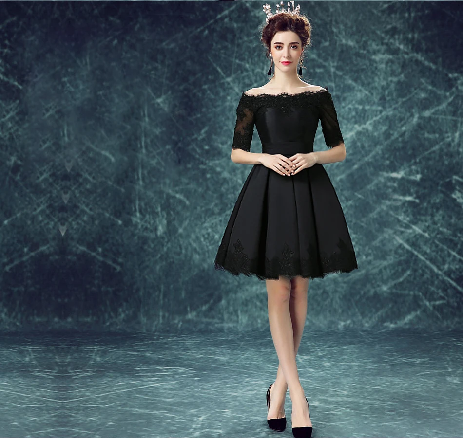 Teen Black Lace Dresses