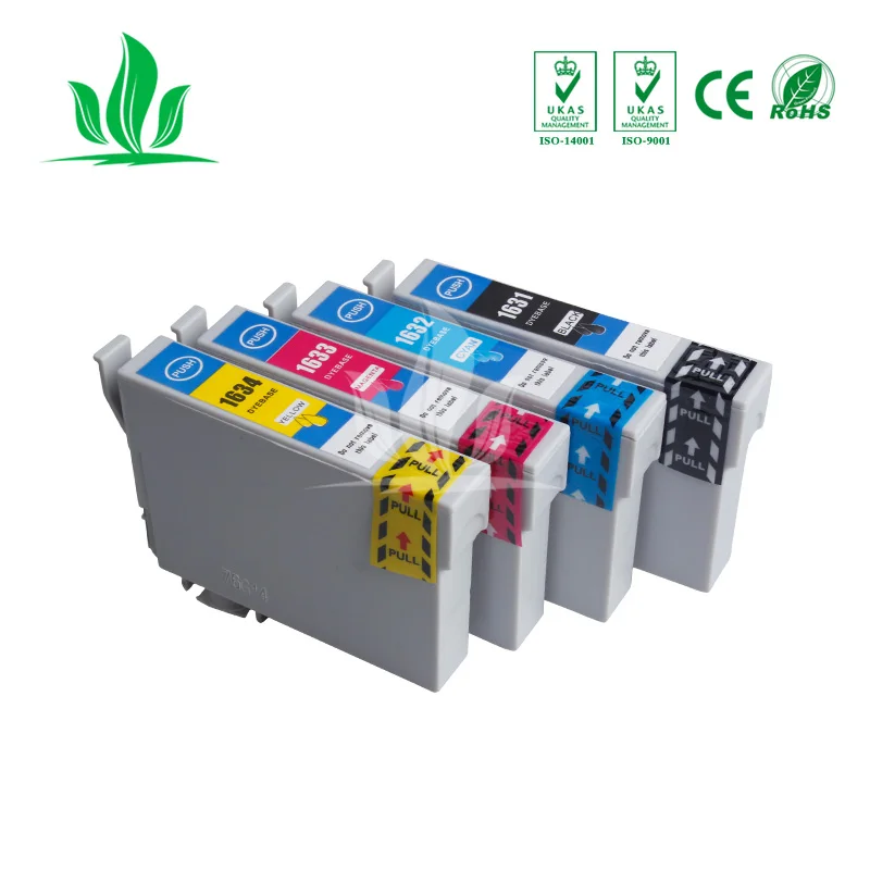 4 pcs 16XL T1631 Ink Cartridge Compatible for Epson WorkForce WF 2010W 2510WF 2520NF 2530WF 2540WF
