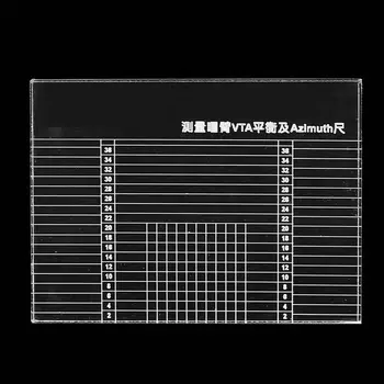 

LP Vinyl Record Player Measuring Phono Tonearm VTA/Cartridge Azimuth Ruler Balance Cartridge Azimuth Ruler Headshell Turntable