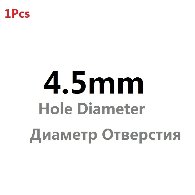 1 шт., 4-29 мм, ручной инструмент для рукоделия, дырокол, кожаный ремень, Круглый, дырокол, немецкий, полый, кожаный, книжный ремень - Цвет: 4.5mm