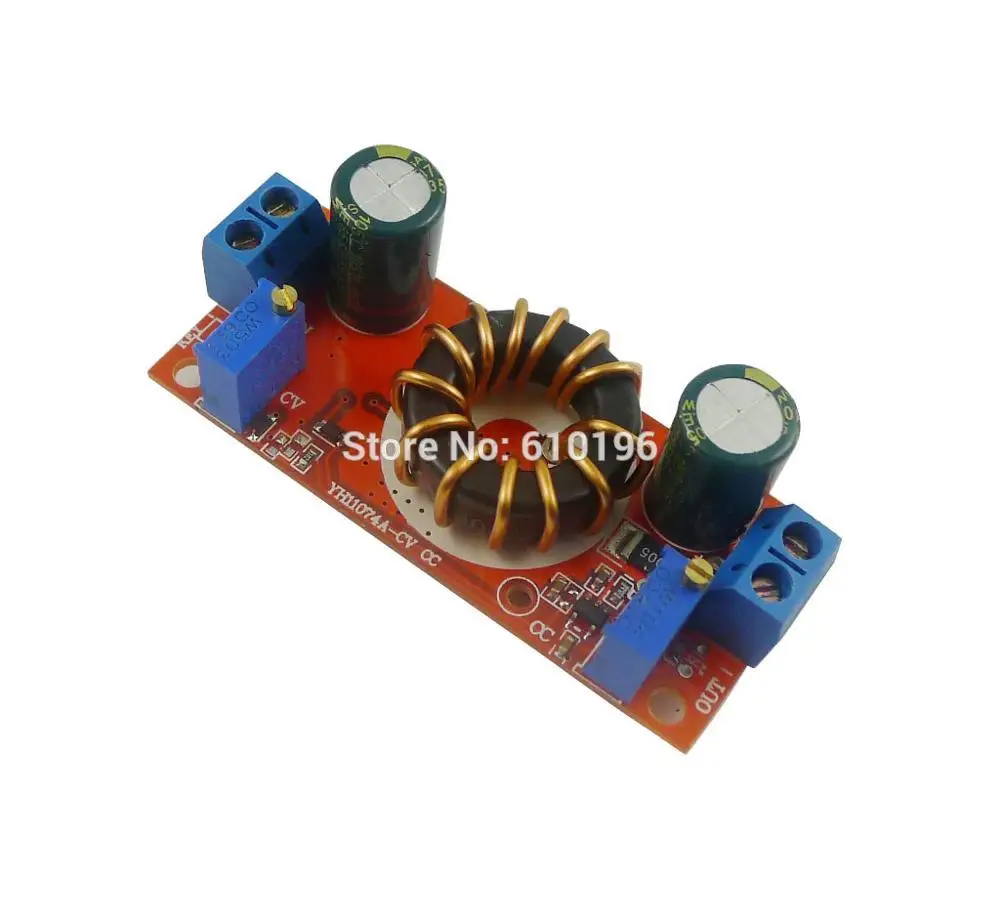 

5PCS 10A DC-DC 4-32V to 1.2-32V Step Down Module Solar Charger Constant Voltage Current Adjustable Buck Converter LED Driver