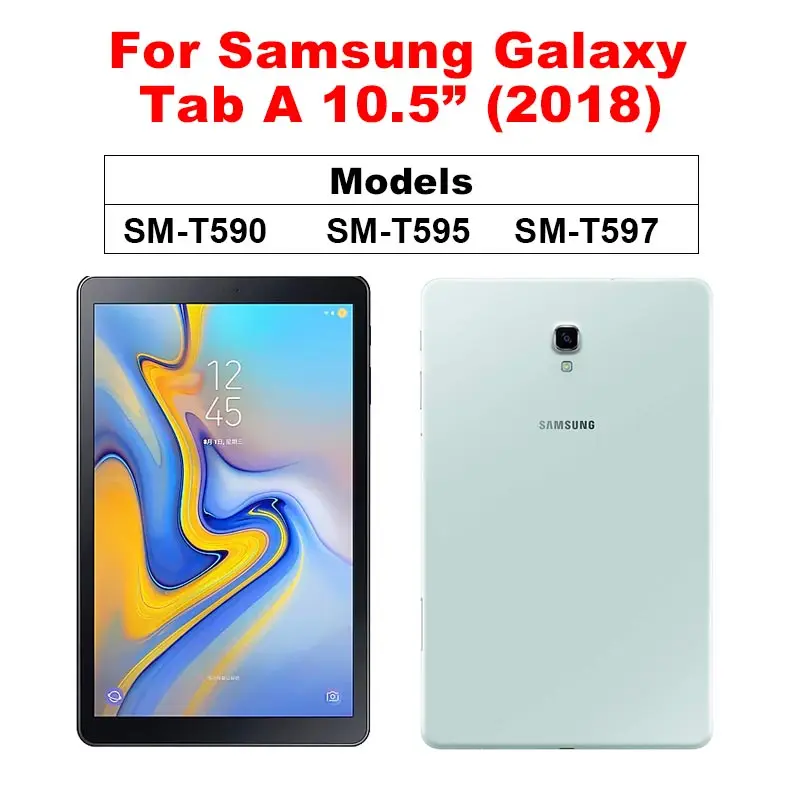 9D пленка из закаленного стекла с закругленными краями для samsung Galaxy Tab A 10,5 A 10,1 8,0 Защита экрана для Galaxy Tab S4 S5e S6 - Цвет: Tab A 10.5 2018 T590