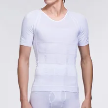 Мужской формирующий жилет для похудения, сундук, топы, Корректор осанки живота, рубашка, компрессионный Abdo, мужские Корректирующее белье