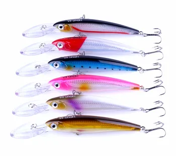 

6Pcs 17cm 30g Big Minnow Fishing Lure Deep Swim Fishing Hard Bait Isca Artificial Bait Pesca Fishing Tackles