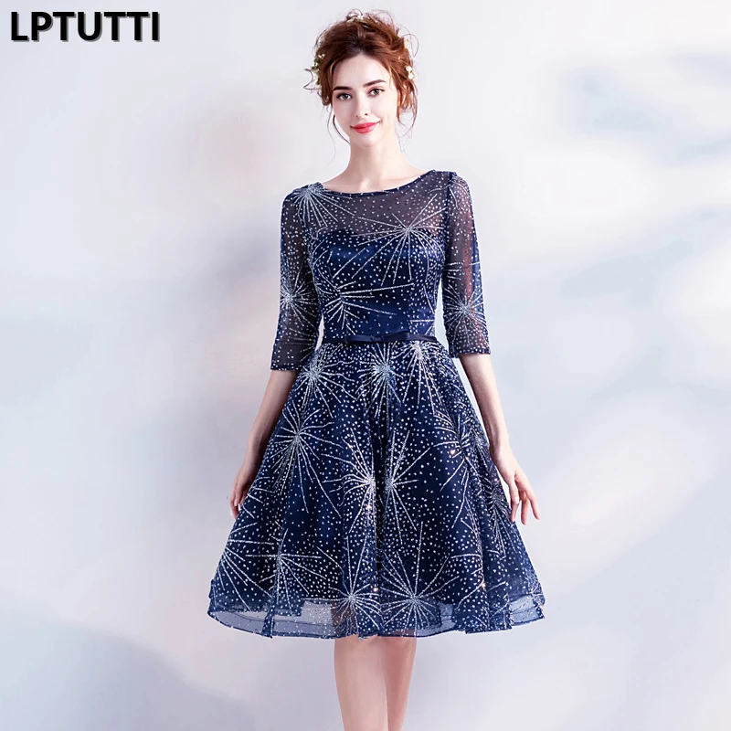 

LPTUTTI Sequin New Sexy Woman Plus Size Social Festive Elegant Formal Prom Party Gowns Fancy Short Luxury Cocktail Dresses