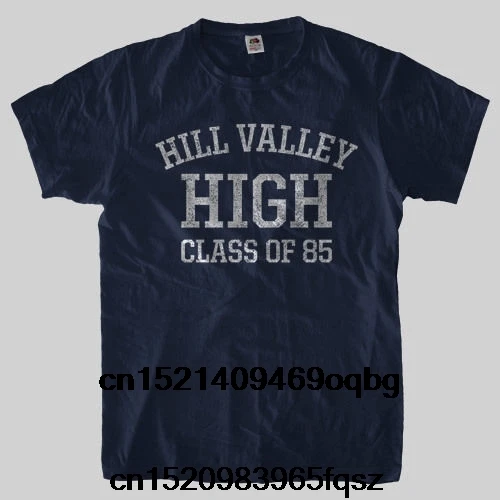 Возьмите HILL VALLEY HIGH Назад в будущее BTTF Flux винтажный вид футболка Для мужчин