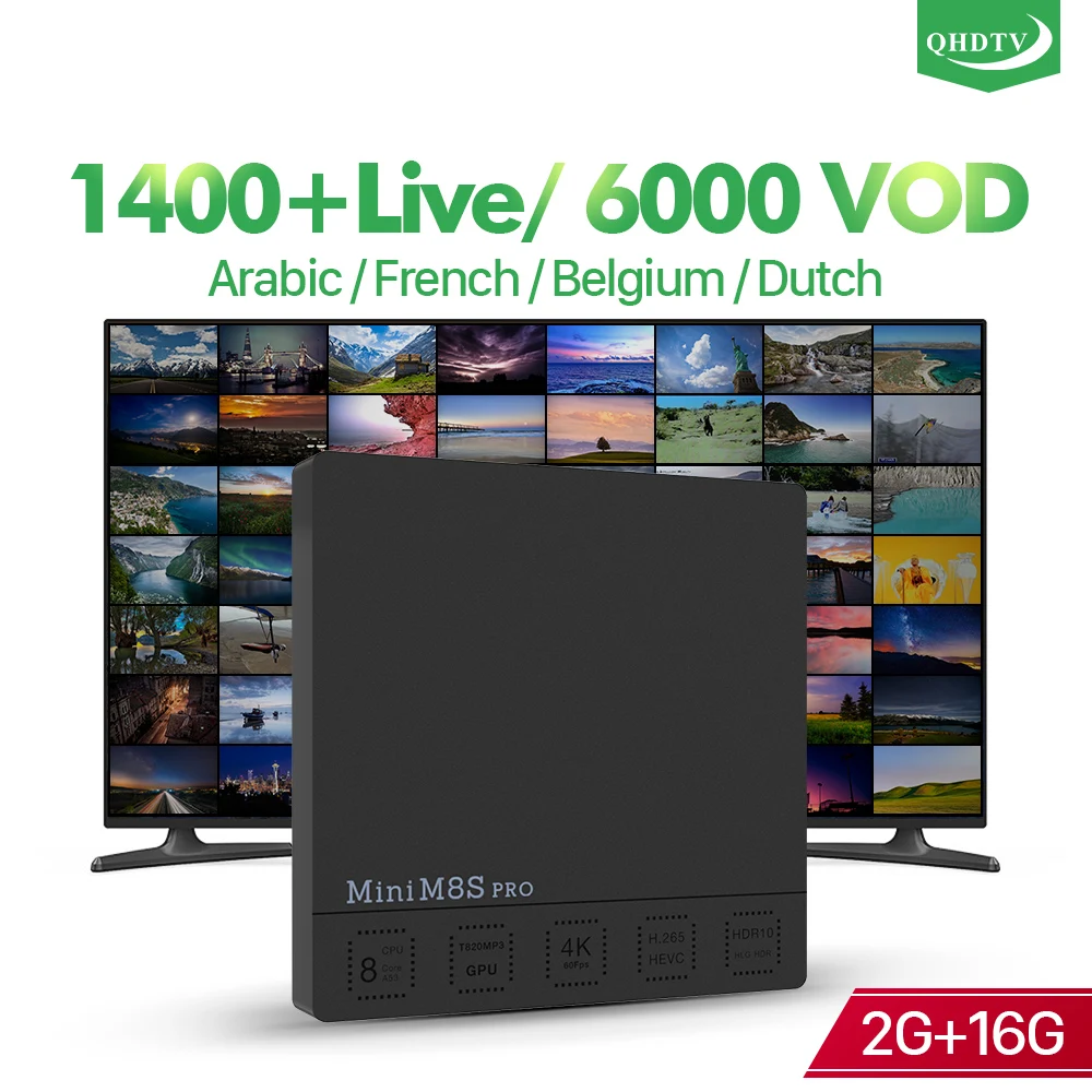 France Arabic IPTV Subscription Mini M8S Pro Android 7.1 S912 WIFI 2.4G 5.8G Belgium Netherlands Algeria Lebanon Tunisia IP TV France Arabic IPTV Subscription Mini M8S Pro Android 7.1 S912 WIFI 2.4G 5.8G Belgium Netherlands Algeria Lebanon Tunisia IP TV
